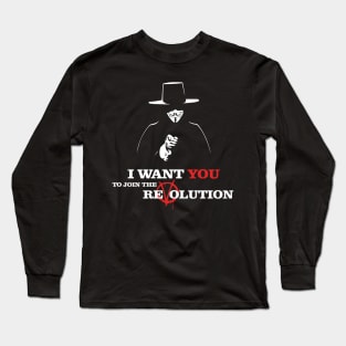 V for Vendetta Long Sleeve T-Shirt